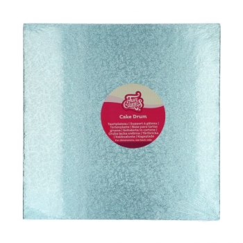 Cake Board Square 305mm (12") / Thickness 12mm - Baby Blue
